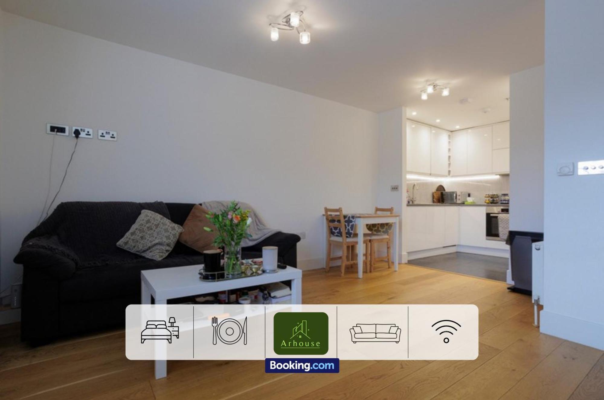 One Bedroom Apartment By Arhouse Apartments Short Lets & Serviced Accommodation Kingston With Free Wifi 泰晤士河畔京士顿 外观 照片